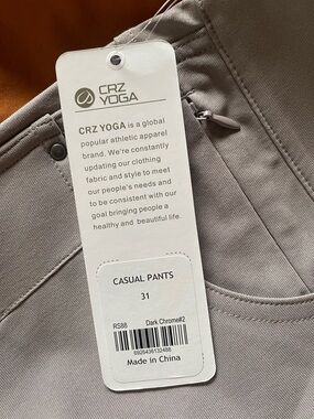 CRZ YOGA Women’s Casual Chinos - Dark Chrome